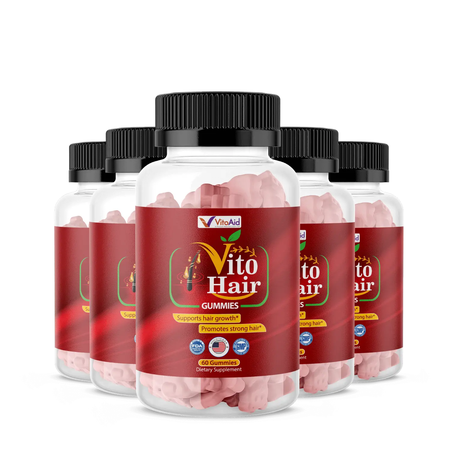Vito Hair Gummies 6 bottle bundle