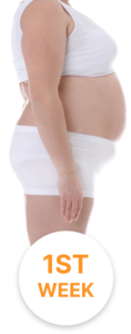 Body change at Week 1