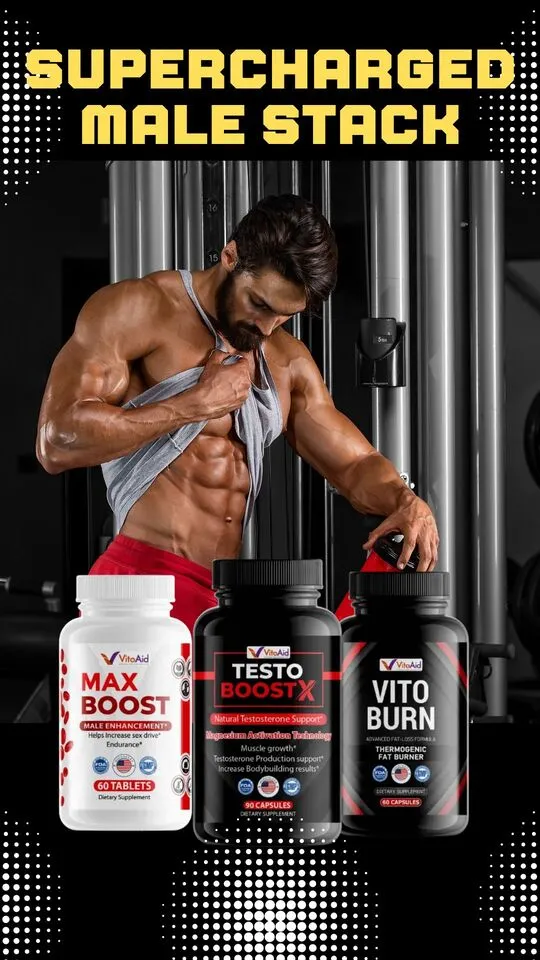 VitoAid Supercharged Male Stack collection
